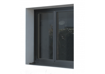 Fenêtre PVC standard gris anthracite